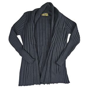 Designer Threads Peru Cardigan Sweater Black 100% Alpaca Women’s size Medium M